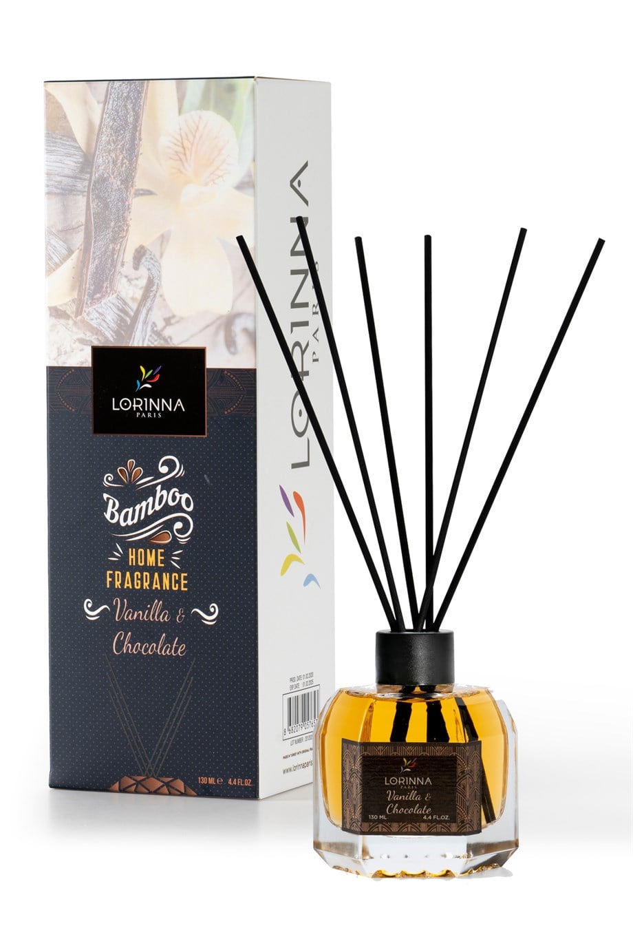 VANİLYA & ÇİKOLATA BAMBU ÇUBUKLU ODA KOKUSU 130 ML