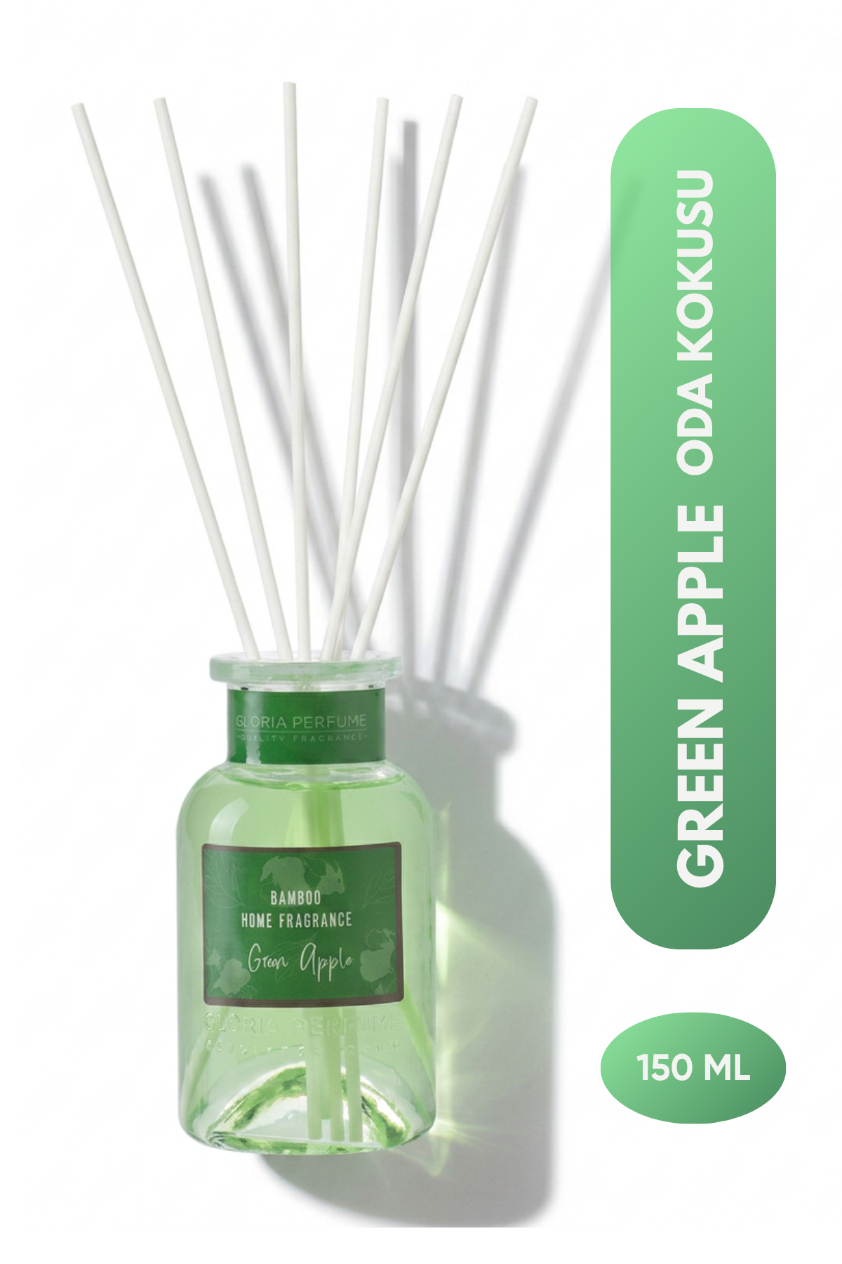 Yeşil Elma Bambu Çubuklu Oda Kokusu 150 ml