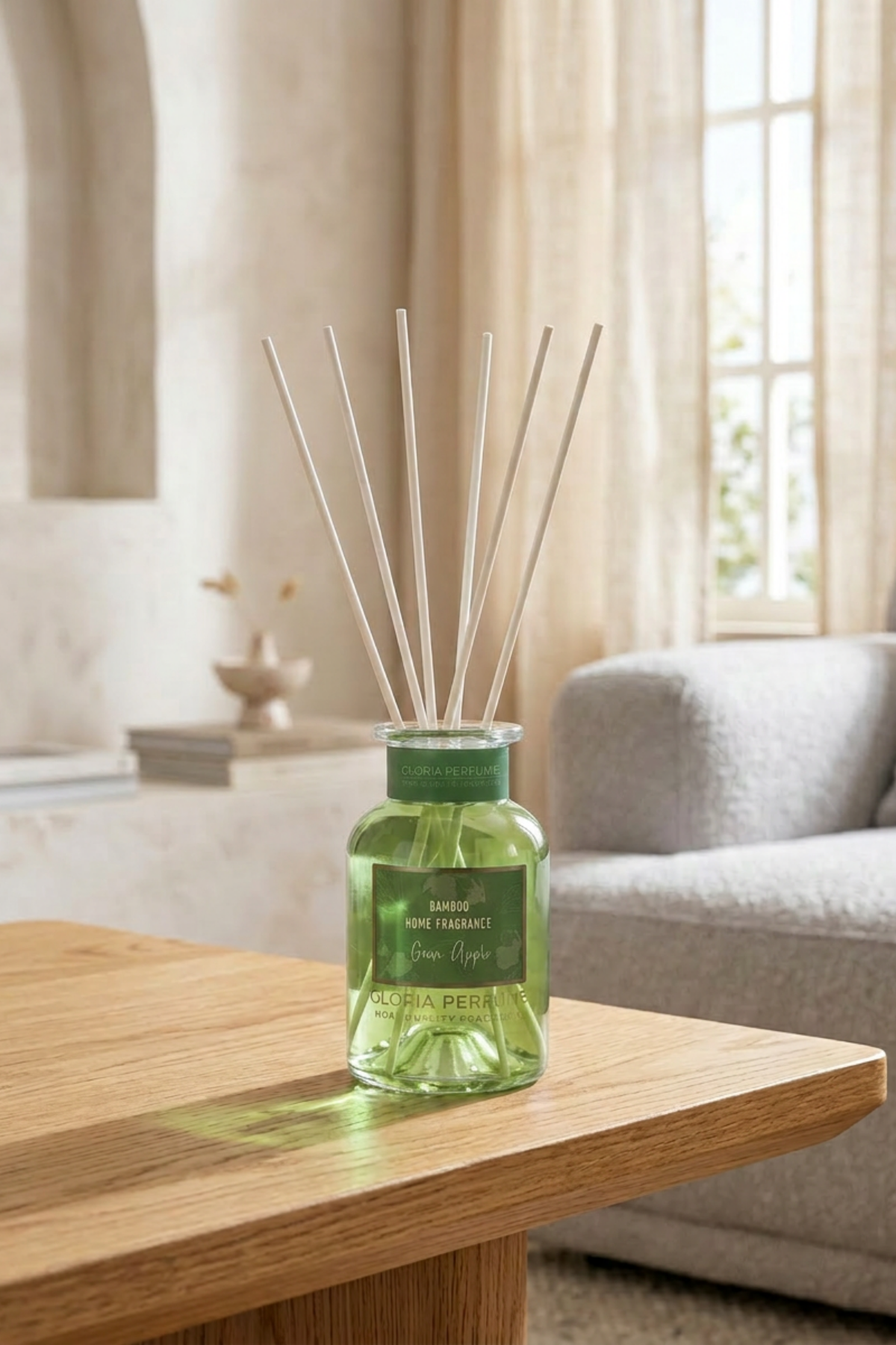 Yeşil Elma Bambu Çubuklu Oda Kokusu 150 ml