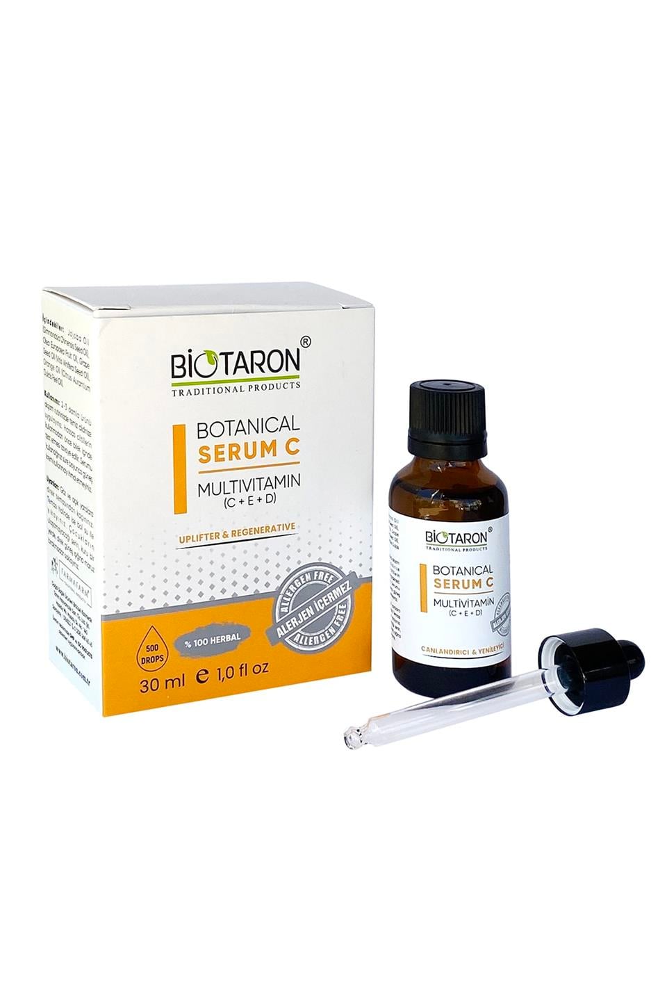 Biotaron Botanıcal Multi Vitamin (C,E,D) Serum 30ml Çizgi Shop'da.