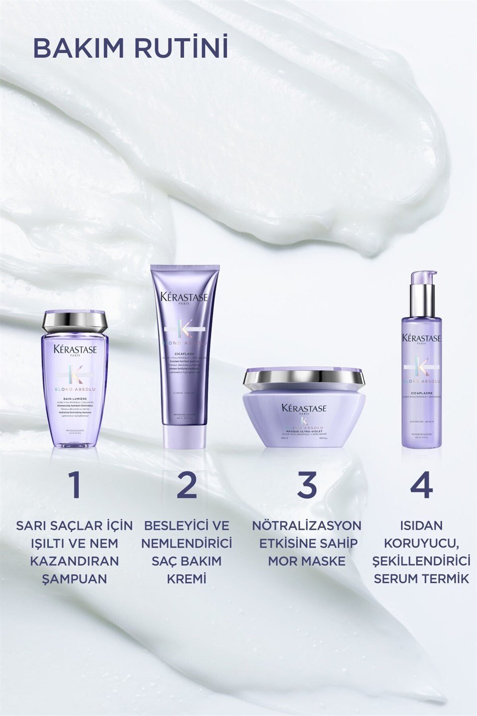 Blond Absolu Cicaplasme Sarı Saçlar için Isıya Karşı Koruyucu Bakım Serumu 150 ml Çizgi Shop'da.