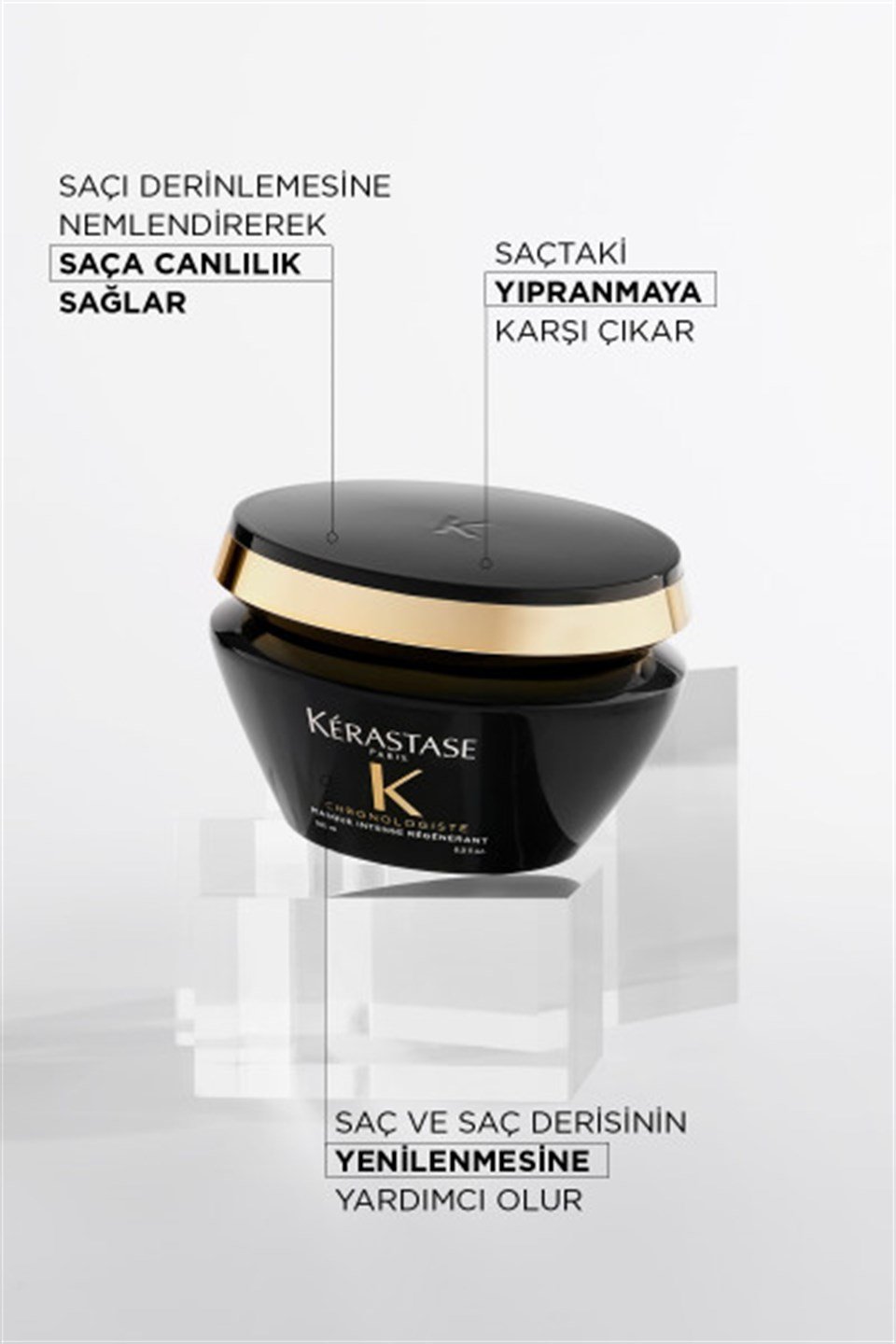 Chronologiste Masque Intense Régénérant Yenileyici Saç Maskesi 200ml Çizgi Shop'da.