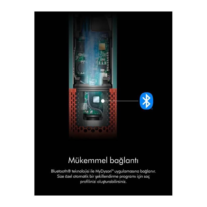 DYSON Airwrap i.d.™ saç şekillendirme ve kurutma seti Kıvırcık+Bukleli (Jasper plum) Çizgi Shop'da.