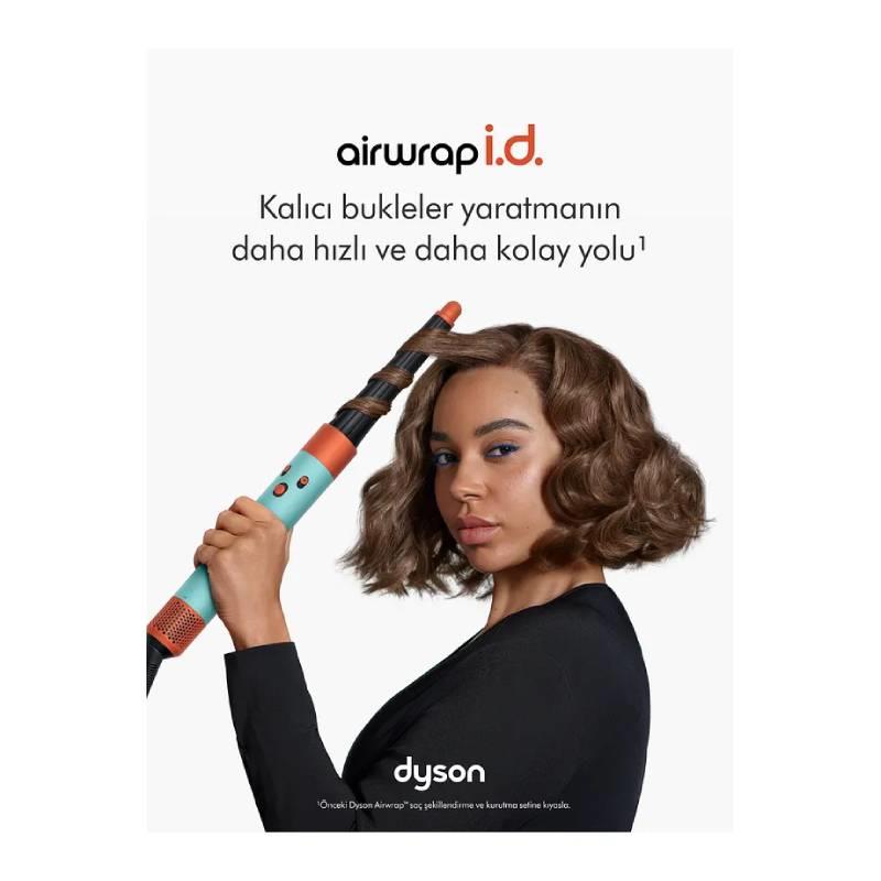 DYSON Airwrap i.d.™ saç şekillendirme ve kurutma seti Kıvırcık+Bukleli (Jasper plum) Çizgi Shop'da.