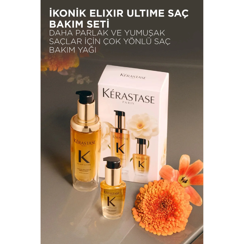 Elixir Ultime Ikonik Saç Bakım Yağı Duo Set Karma Set Karma Set Çizgi Shop'da.
