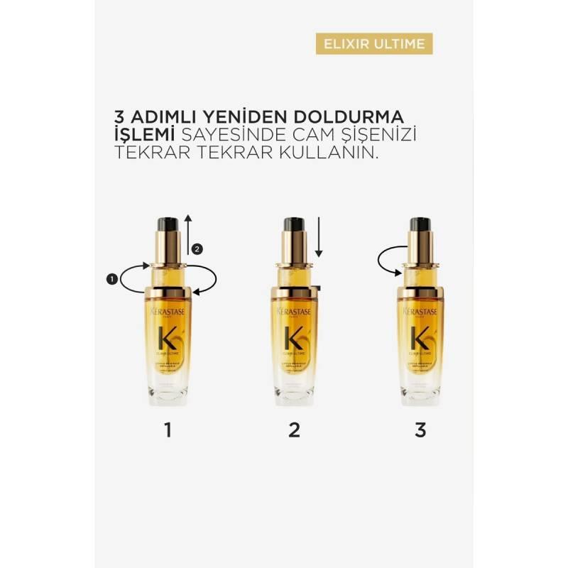 Elixir Ultime Saç Bakım Yağı Refill 75 ml Çizgi Shop'da.