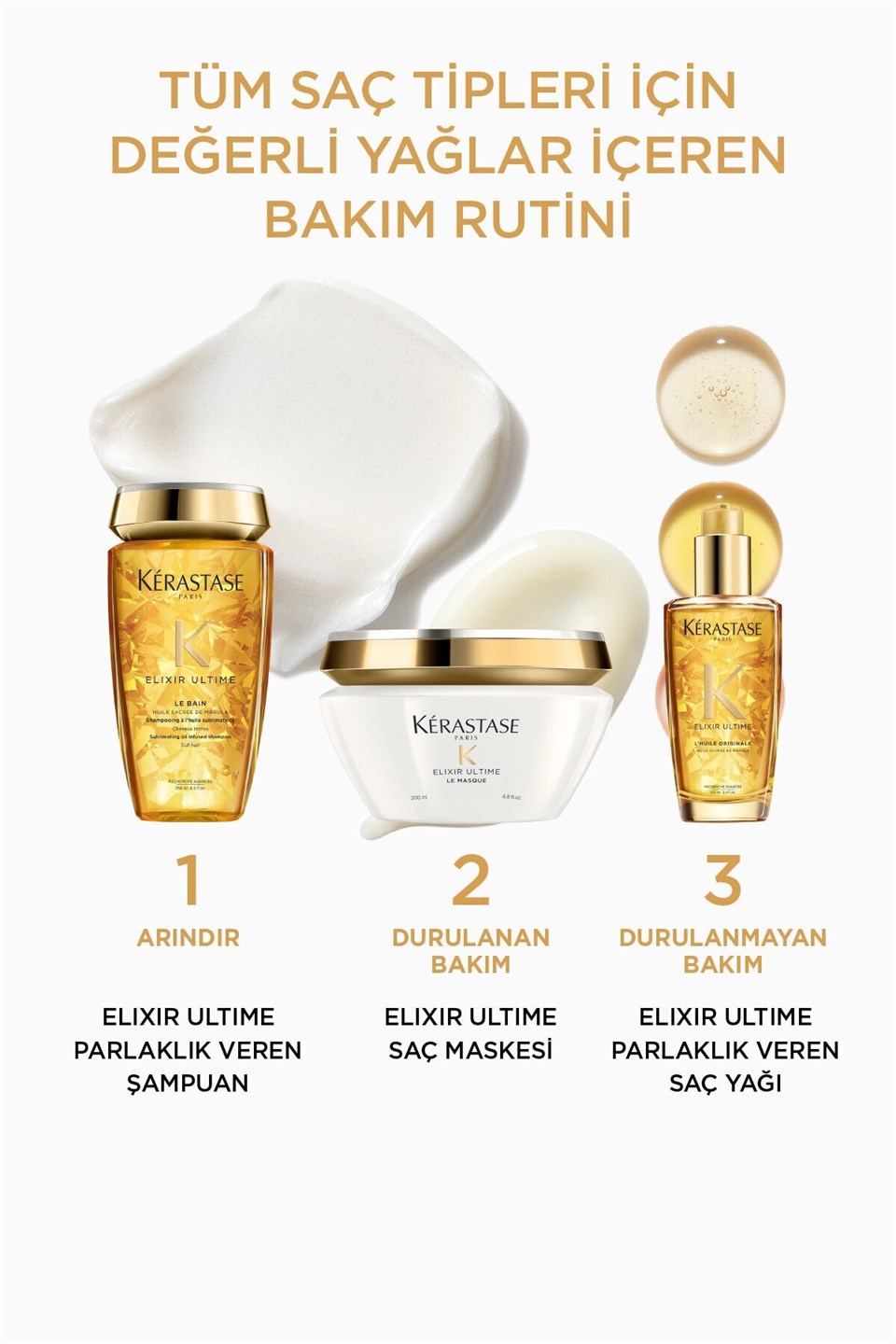 Elixir UltimeLe Masque Parlaklık Veren Saç Maskesi 200 ml Çizgi Shop'da.