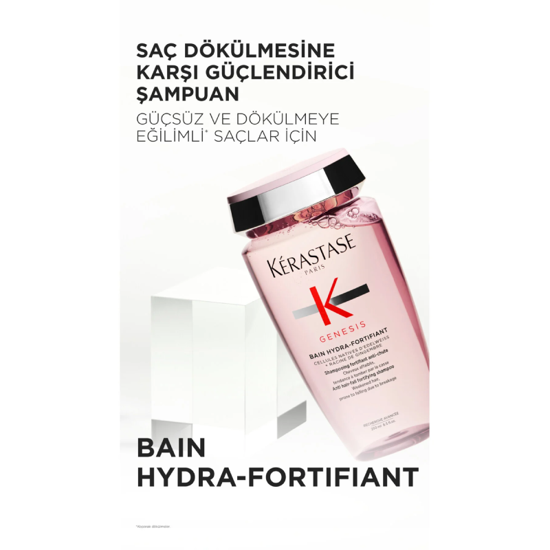 Genesis Bain Hydra-Fortifiant Ince Telli Saçlar Için Dökülme Karşıtı Güçlendirici Şampuan Çizgi Shop'da.