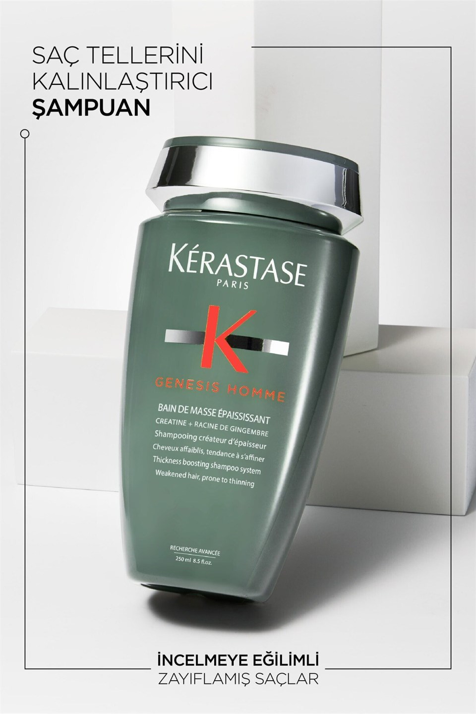 Genesis Homme Bain De Masse Yoğunlaştırıcı Şampuan 250ml Çizgi Shop'da.