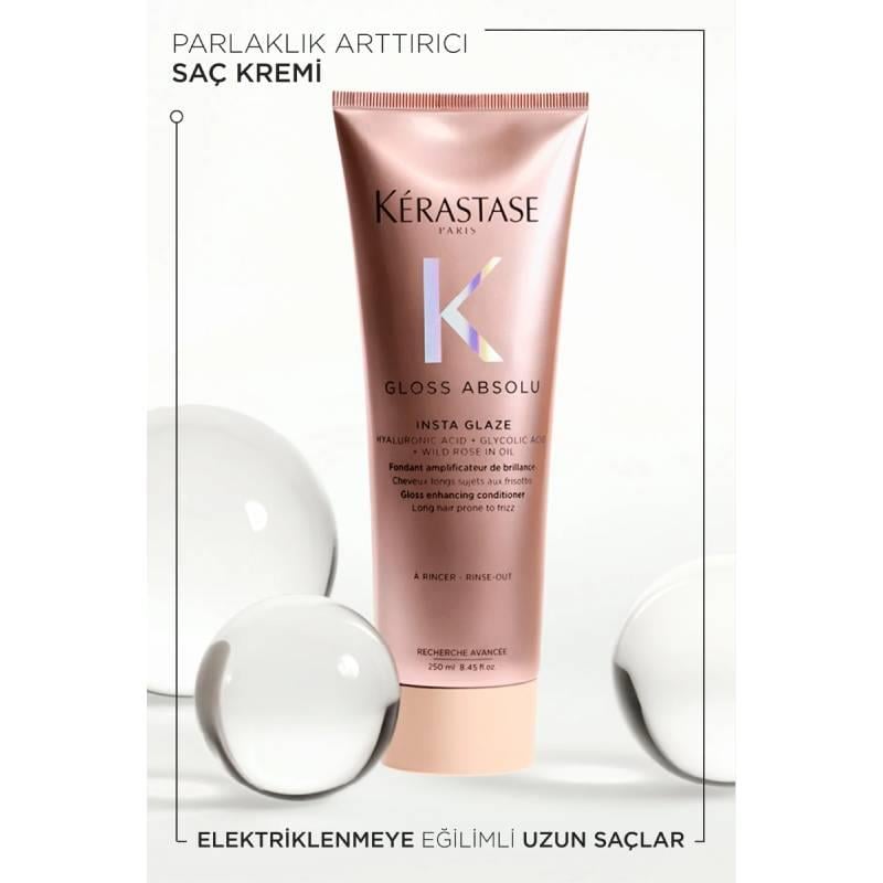 Gloss Absolu Elektriklenmeye Eğilimli Saçlar Için Parlaklık Veren Saç Bakım Kremi 250 ml Çizgi Shop'da.