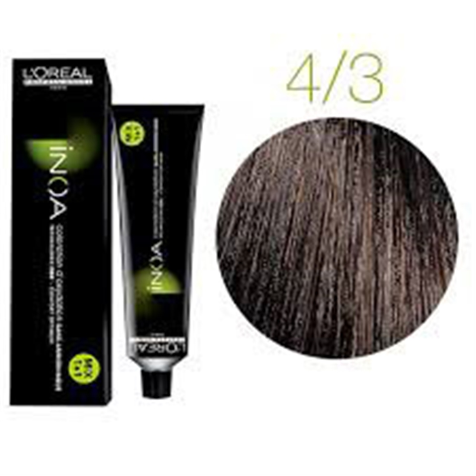 İnoa 4.3 Kahve Dore Saç Boyası 60 ml 3474630413146 (Oksidansız)