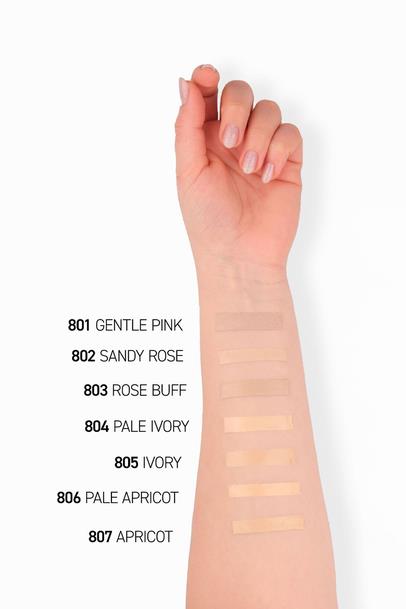 Kırışıklık Karşıtı Nemlendirici SPF30 Parlak Bitişli Fondöten - Care Enhancer 804 Pale Ivory Çizgi Shop'da.