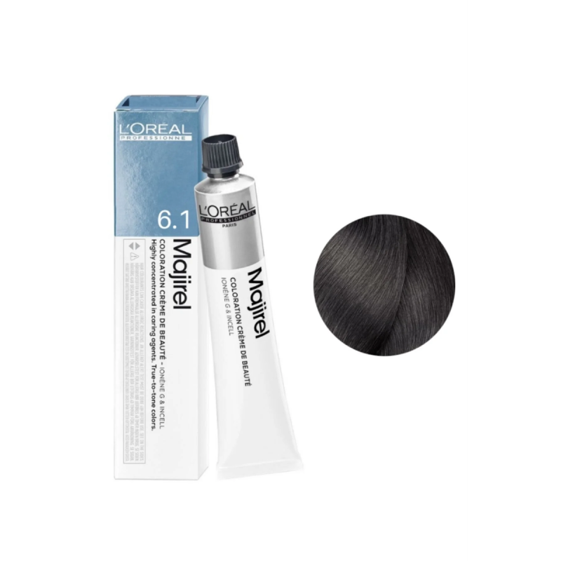 Majirel Saç Boyası 6,1 - Koyu Kumral Küllü 60ml - Yeni Ambalaj Çizgi Shop'da.