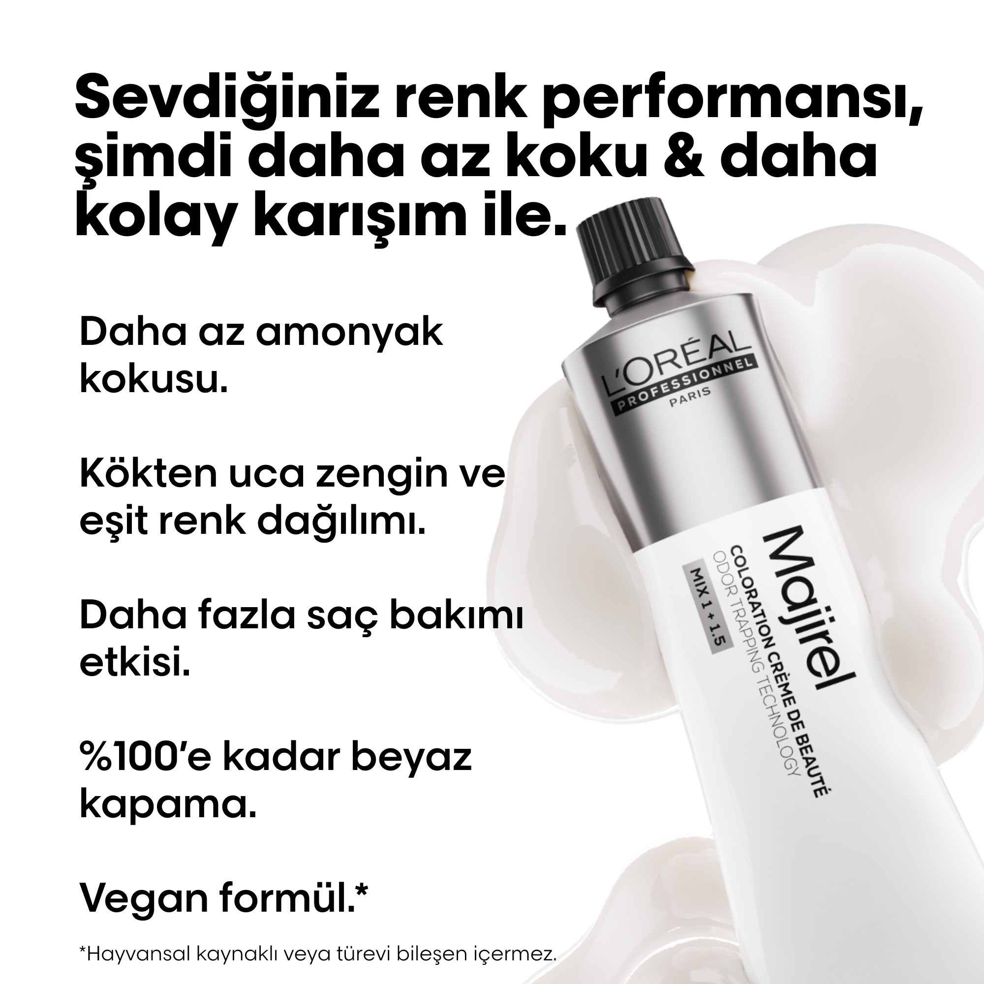 Majirel Saç Boyası 7,3 Kumral Dore 60ml - Yeni Ambalaj Çizgi Shop'da.
