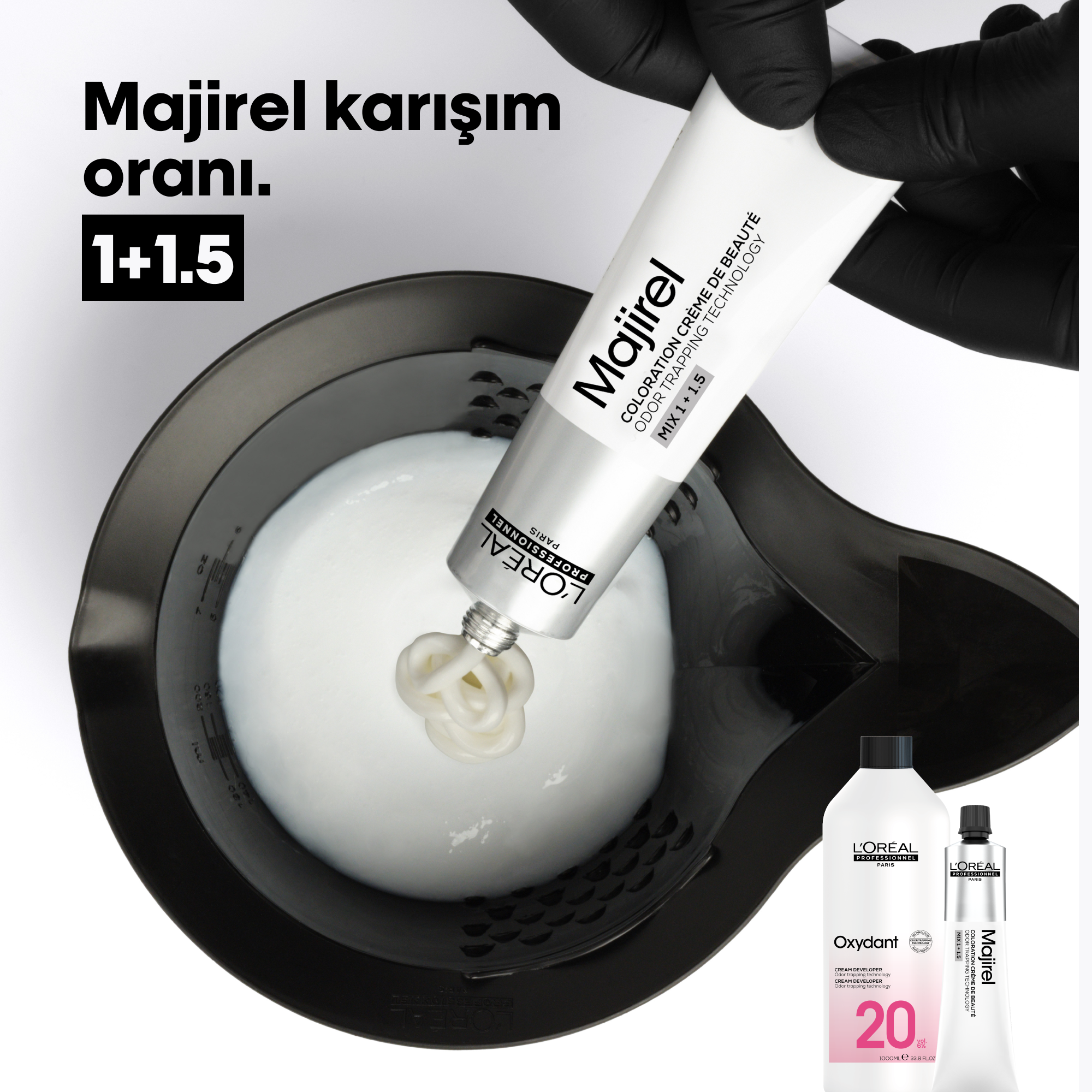 Majirel Saç Boyası 8,11 -Açık Kumral Yoğun Küllü 60ml - Yeni Ambalaj Çizgi Shop'da.