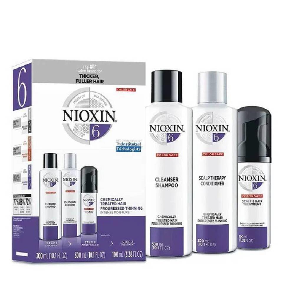 Nioxin 6 - Yoğun Dökülme Karşıtı Set - Kimyasal İşlem Görmüş Saçlar  300 ml Çizgi Shop'da.