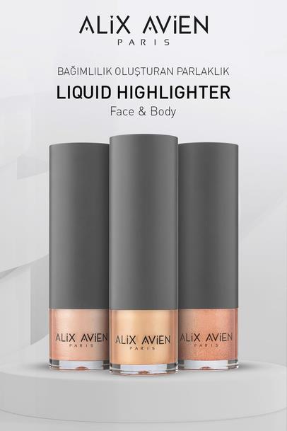 Pembe Işıltılı Likit Aydınlatıcı - Liquid Highlighter 101 Yüz & Vücut İçin - 30 ml Çizgi Shop'da.