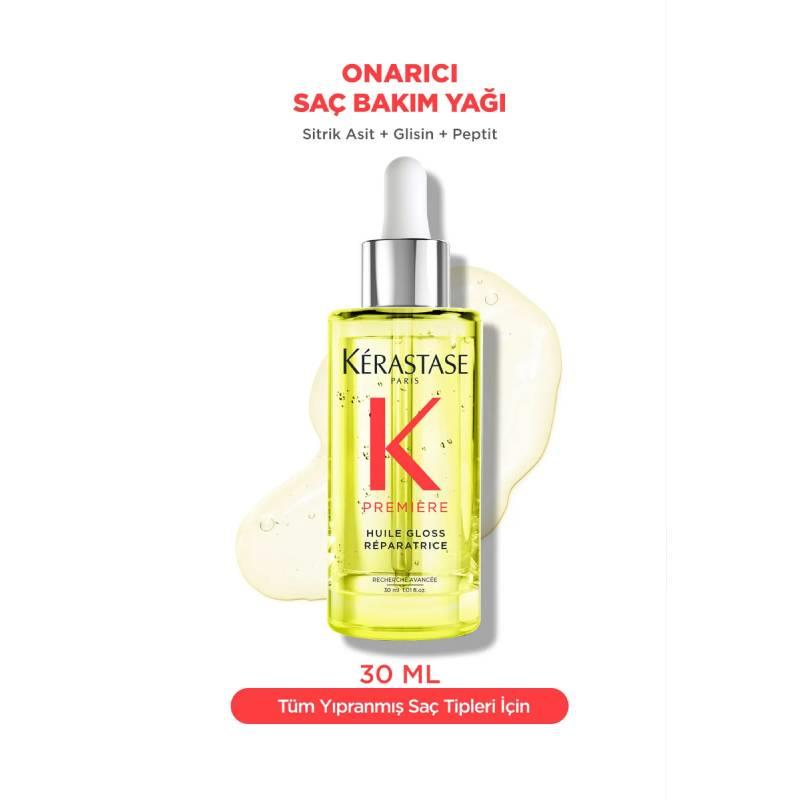 Premiere Huile Gloss Réparatrice Yoğun Parlaklık Veren Onarıcı Saç Bakım Yağı 30 ml Çizgi Shop'da.