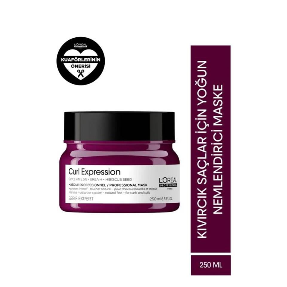 Serie Expert Curl Expression Kıvırcık Saçlar İçin Yoğun Nemlendirici Maske 250 ml Çizgi Shop'da.