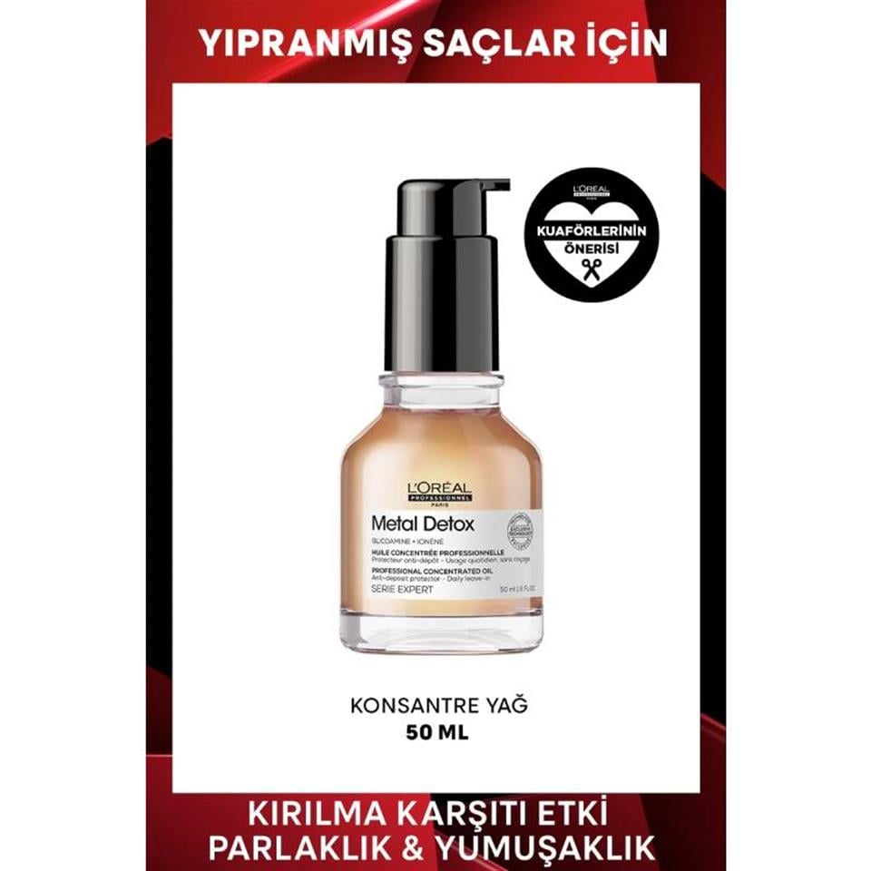 Serie Expert Metal Detox Oil Konsantre Yağ 50 Ml Çizgi Shop'da.