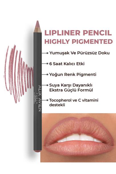 Uzun Süre Kalıcı Dağılma Yapmayan Nemlendirici Dudak Kalemi - Lipliner Pencil 03 Sheer Coral Çizgi Shop'da.