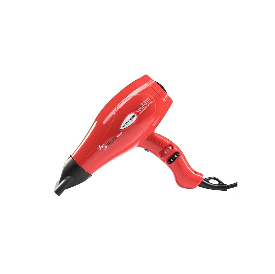 V5 Sılex 5000 Kırmızı Profesyonel Kuaför Fön Makinesi 2500 Watt Çizgi Shop'da.