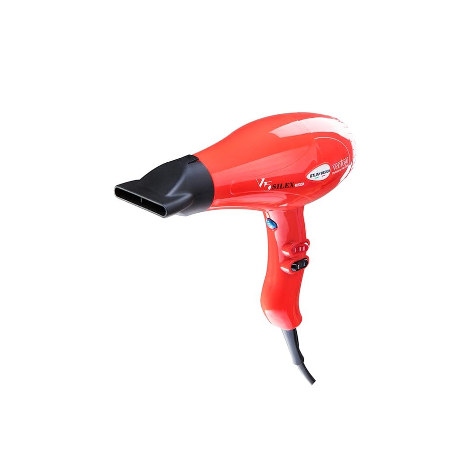 V5 Sılex 5000 Kırmızı Profesyonel Kuaför Fön Makinesi 2500 Watt Çizgi Shop'da.