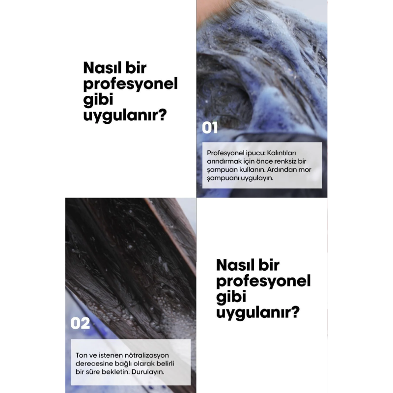 Vitamino Color Spectrum Sarı Saçlar İçin Sarı Tonlarını Nötralize Edici Mor Şampuan 300 ml Çizgi Shop'da.