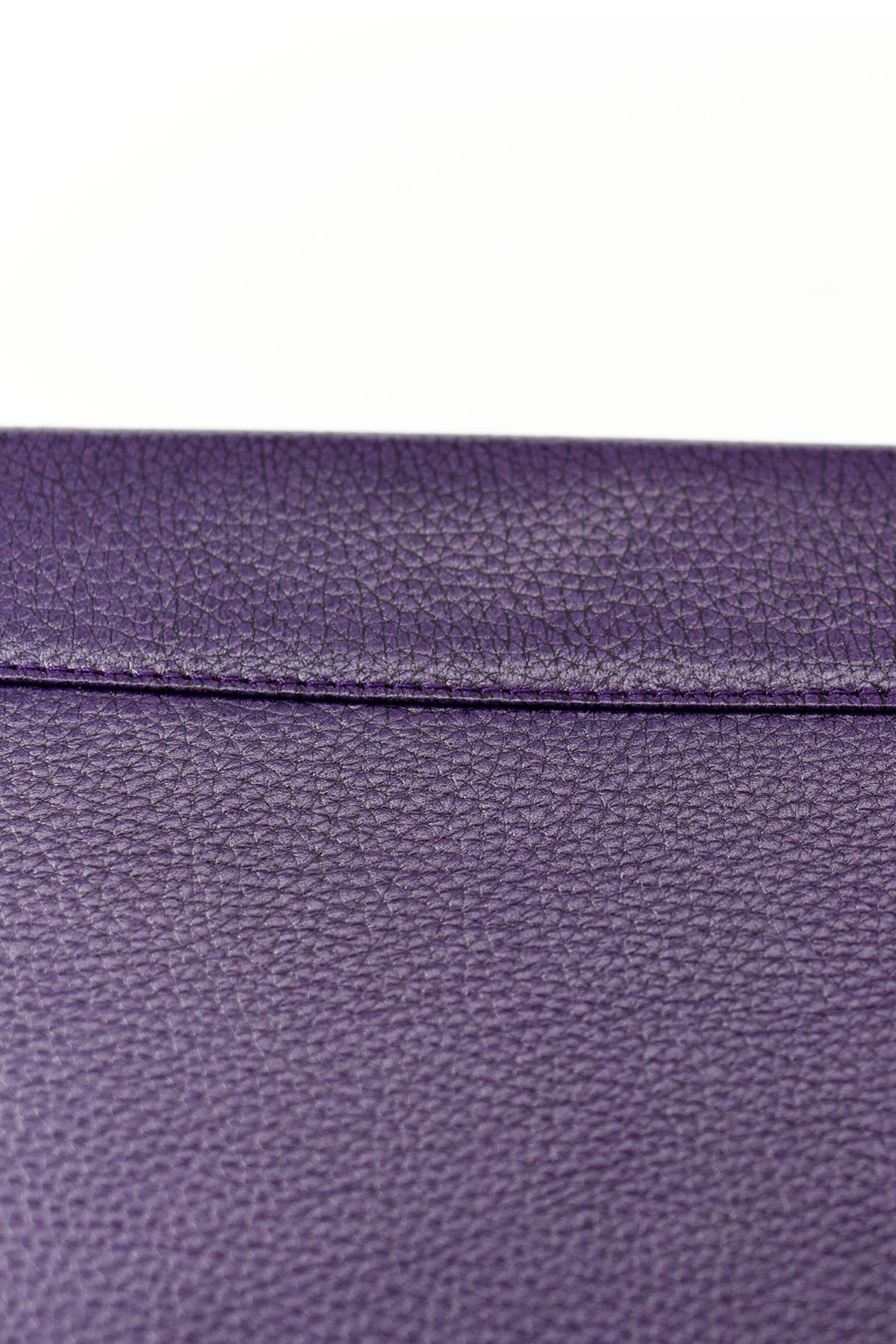 Carens 40-3 Mor Hakiki Deri 40 Lı Kalem Çantası