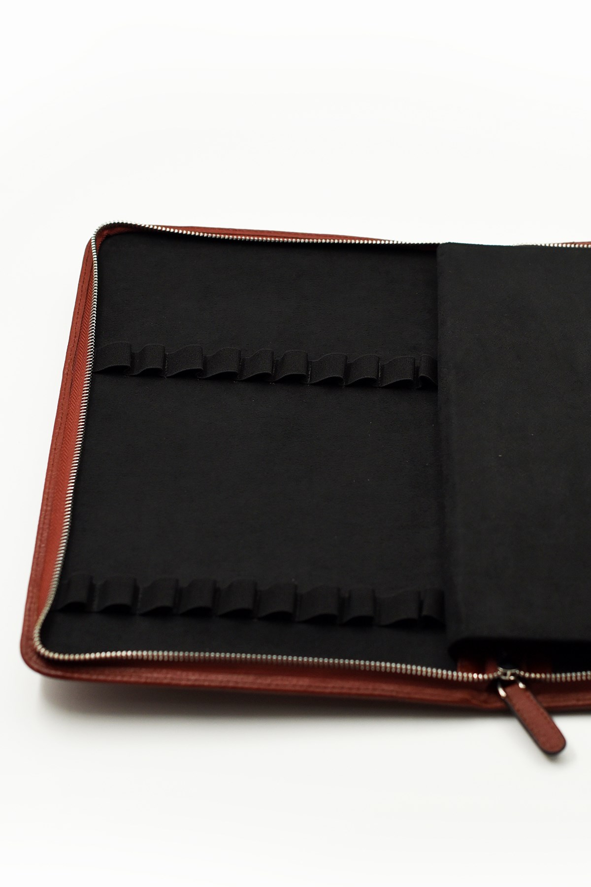 Carens 40-7 Kahverengi Hakiki Deri 40 Lı Kalem Çantası