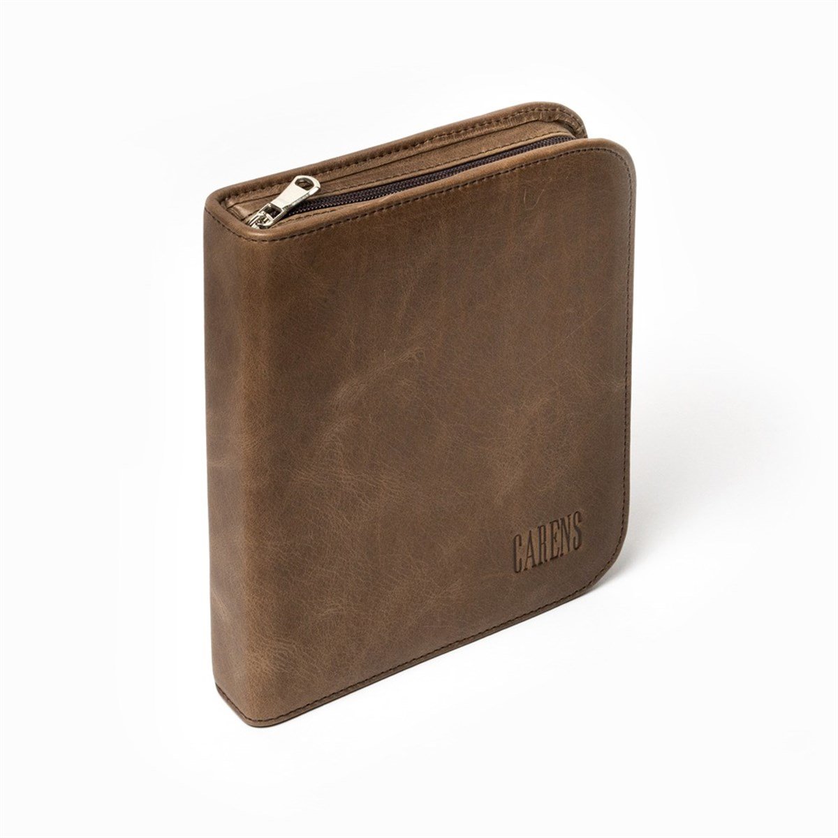 Carens Crazy Kahve 20 Li Hakiki Deri Kalem Çantası