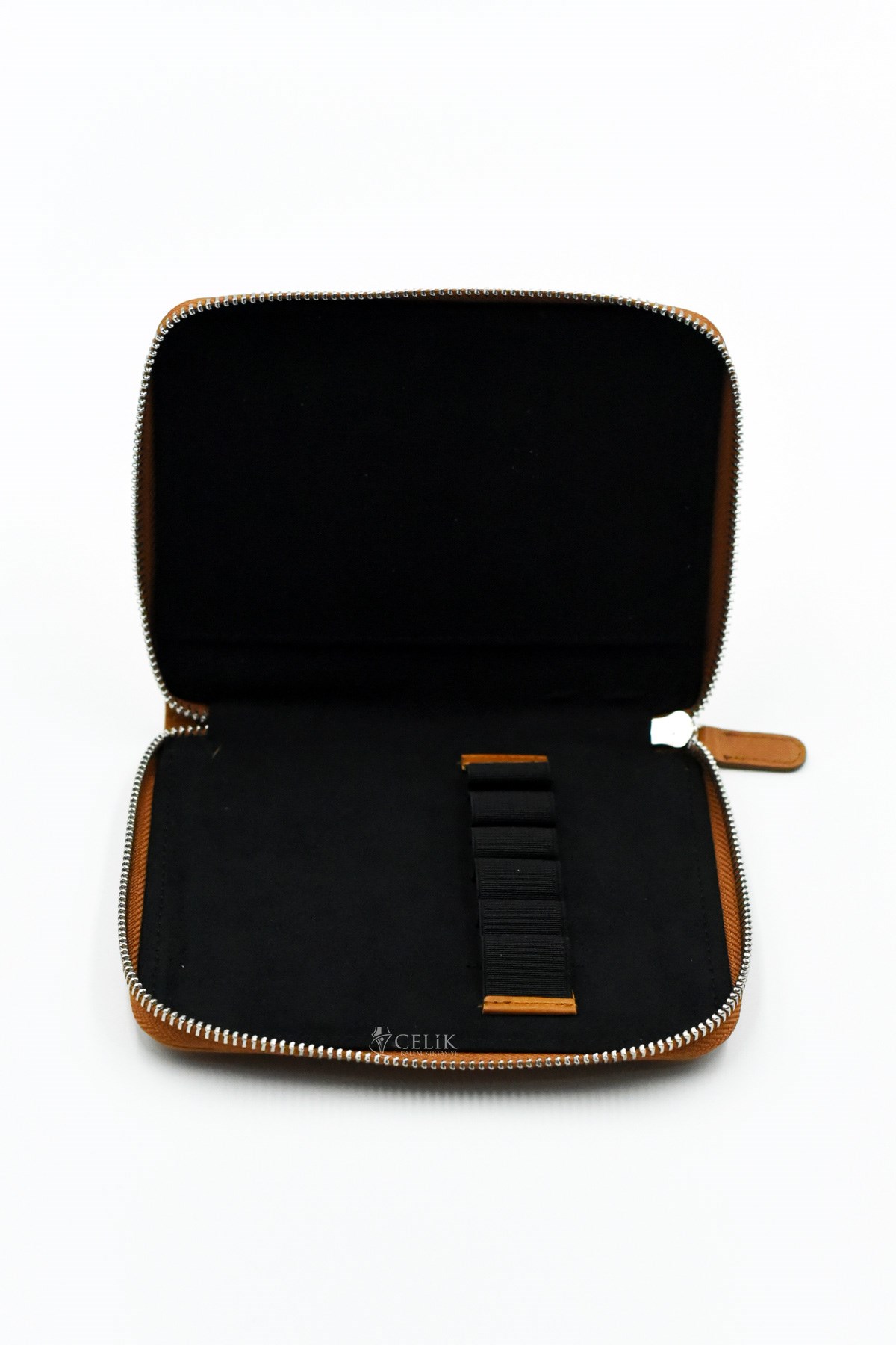 Carens K95 Crazy Camel Hakiki Deri 6 Lı Kalem Çantası