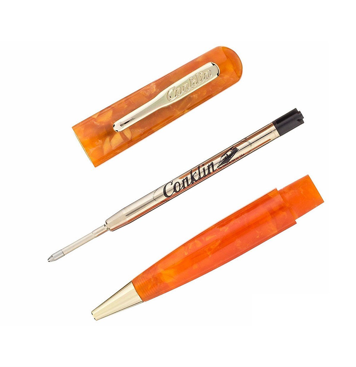 Conklin All American Sunburst Orange Tükenmez Kalem