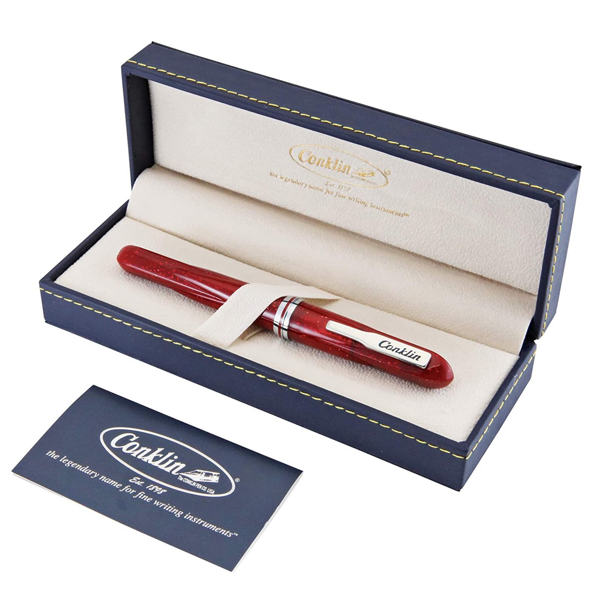 Conklin CK75396 Empire Stardust Red Roller Kalem