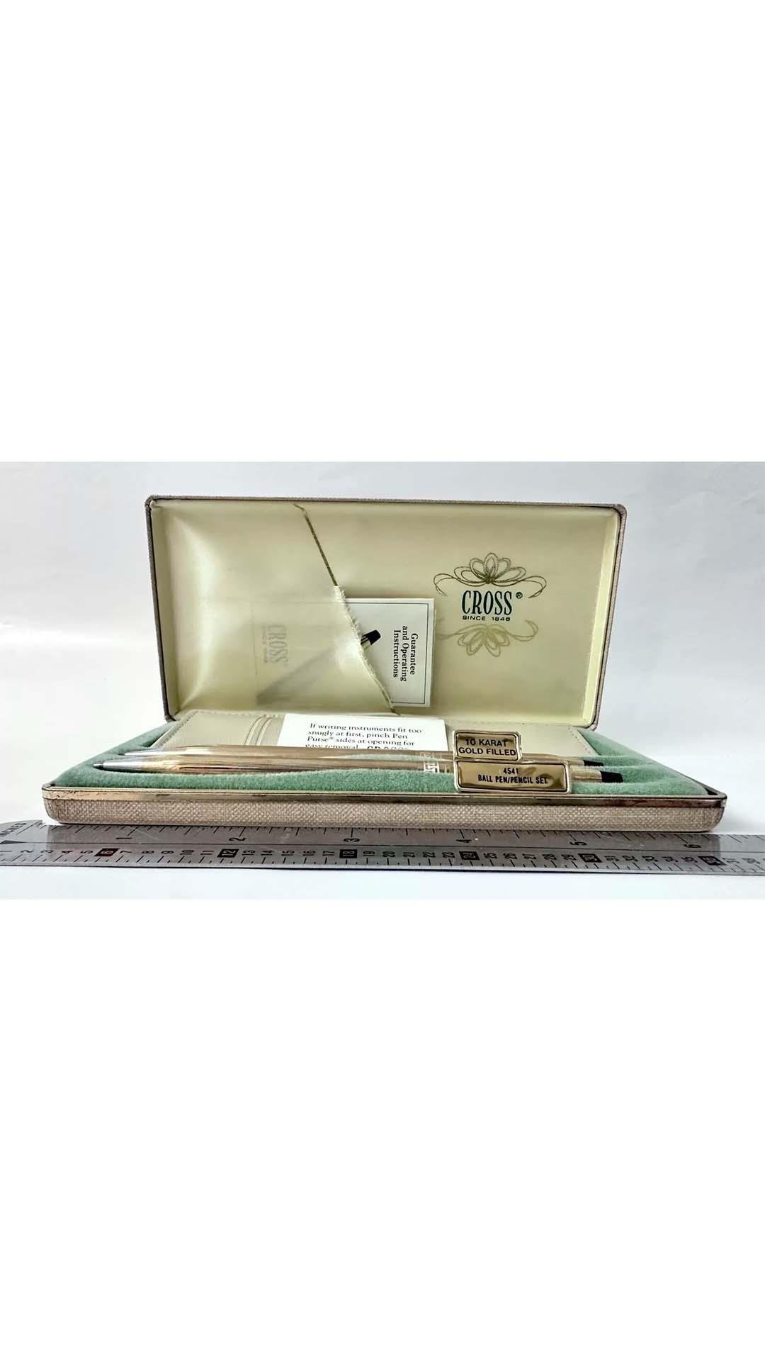 Cross Ladies 4541 10K Gold Ballpen + Mechanical Pen