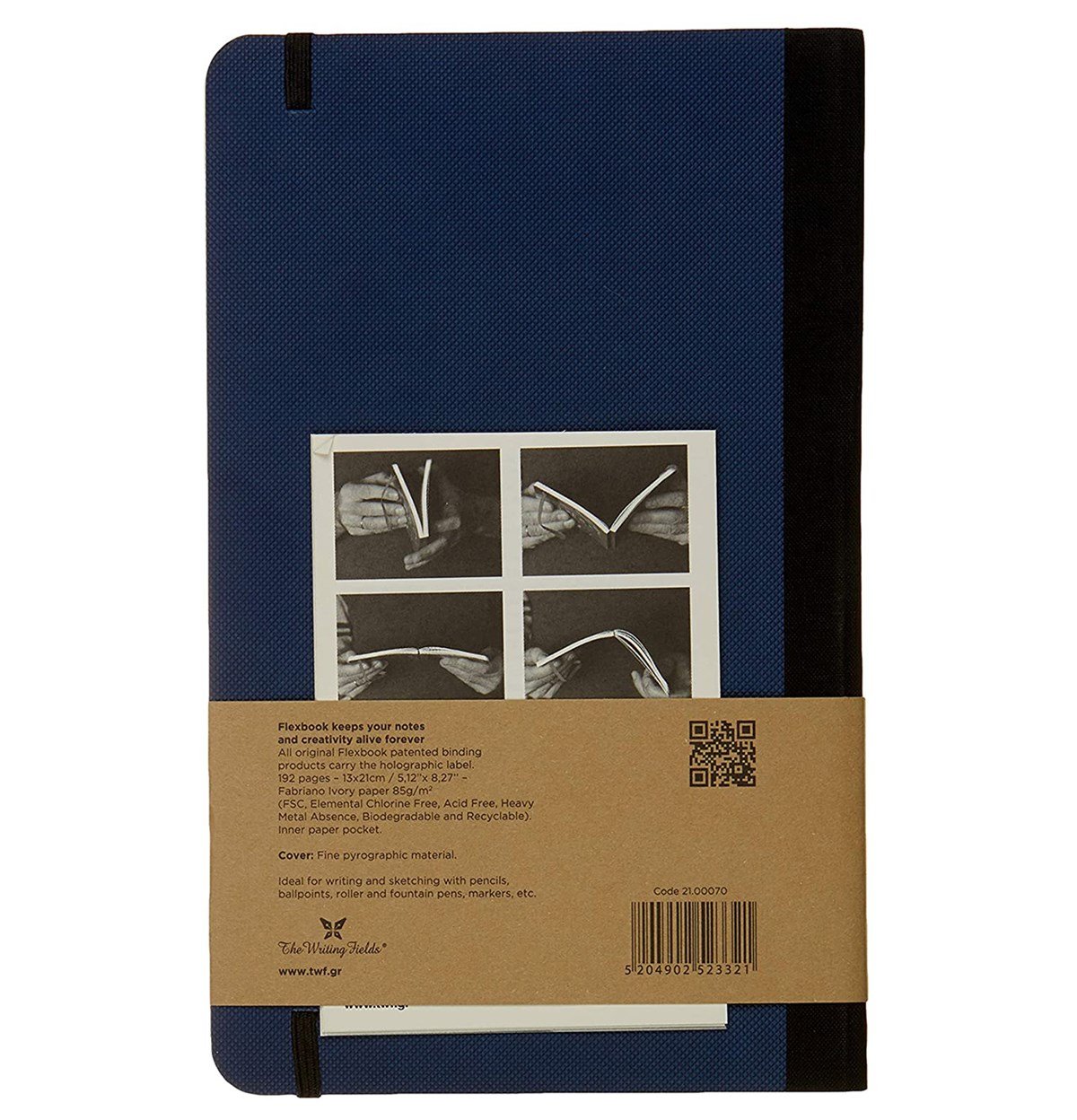 Flex Book 70 Özel Seri Adventure Esnek Notebook 13x21 Royal Blue Çizgisiz 192 Sayfa 85gr