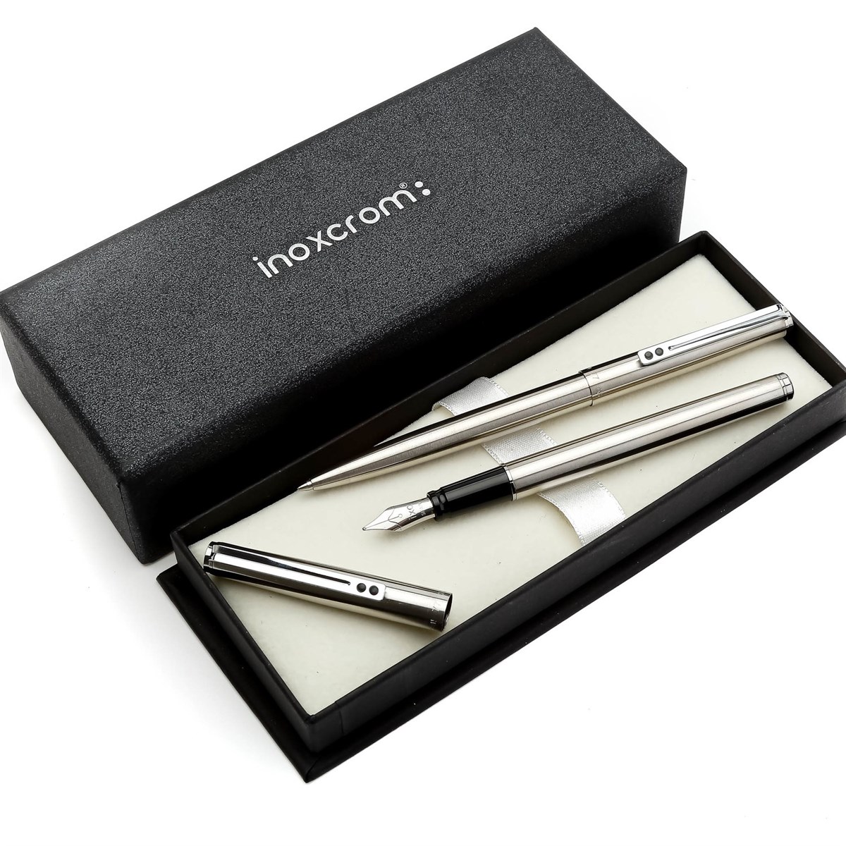 Inoxcrom 55 Serisi Tükenmez Kalem + Dolma Kalem 