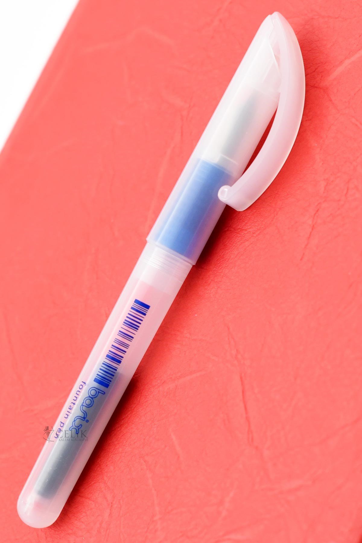 Inoxcrom Basix Serisi Beyaz Şeffaf Dolma Kalem