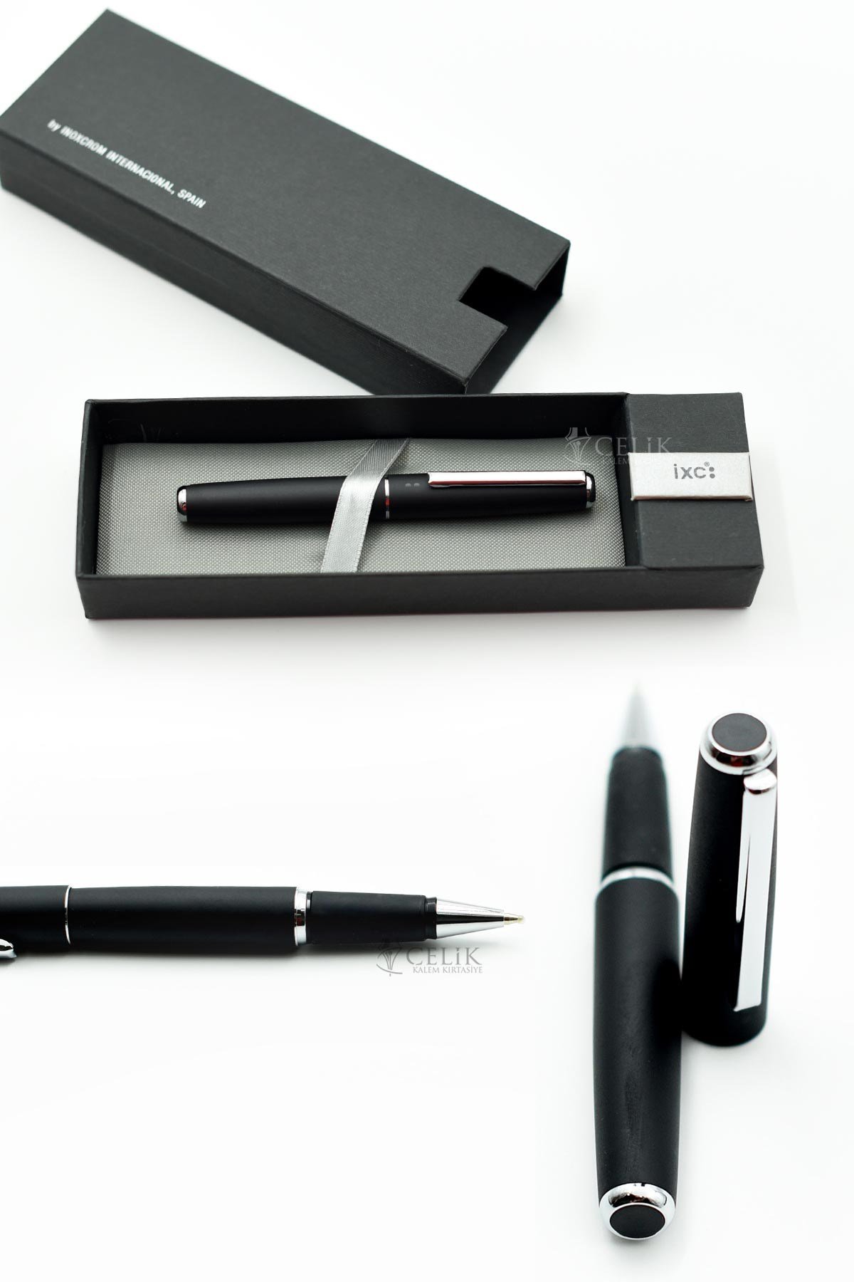 Inoxcrom Cube Serisi Black (M3 Negro) Roller Kalem