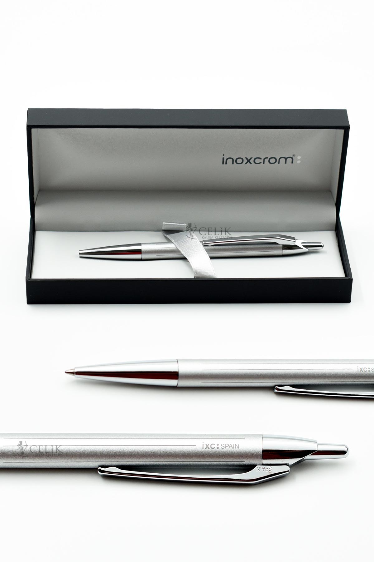 Inoxcrom Pure Serisi Diplomat Silver Tükenmez Kalem