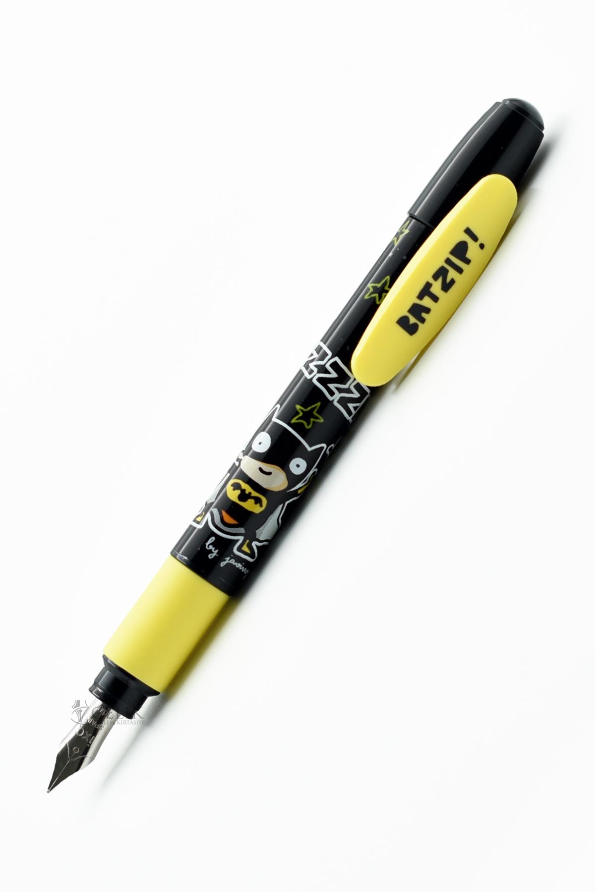 Inoxcrom Superheros Club Serisi Batzip Siyah Dolma Kalem