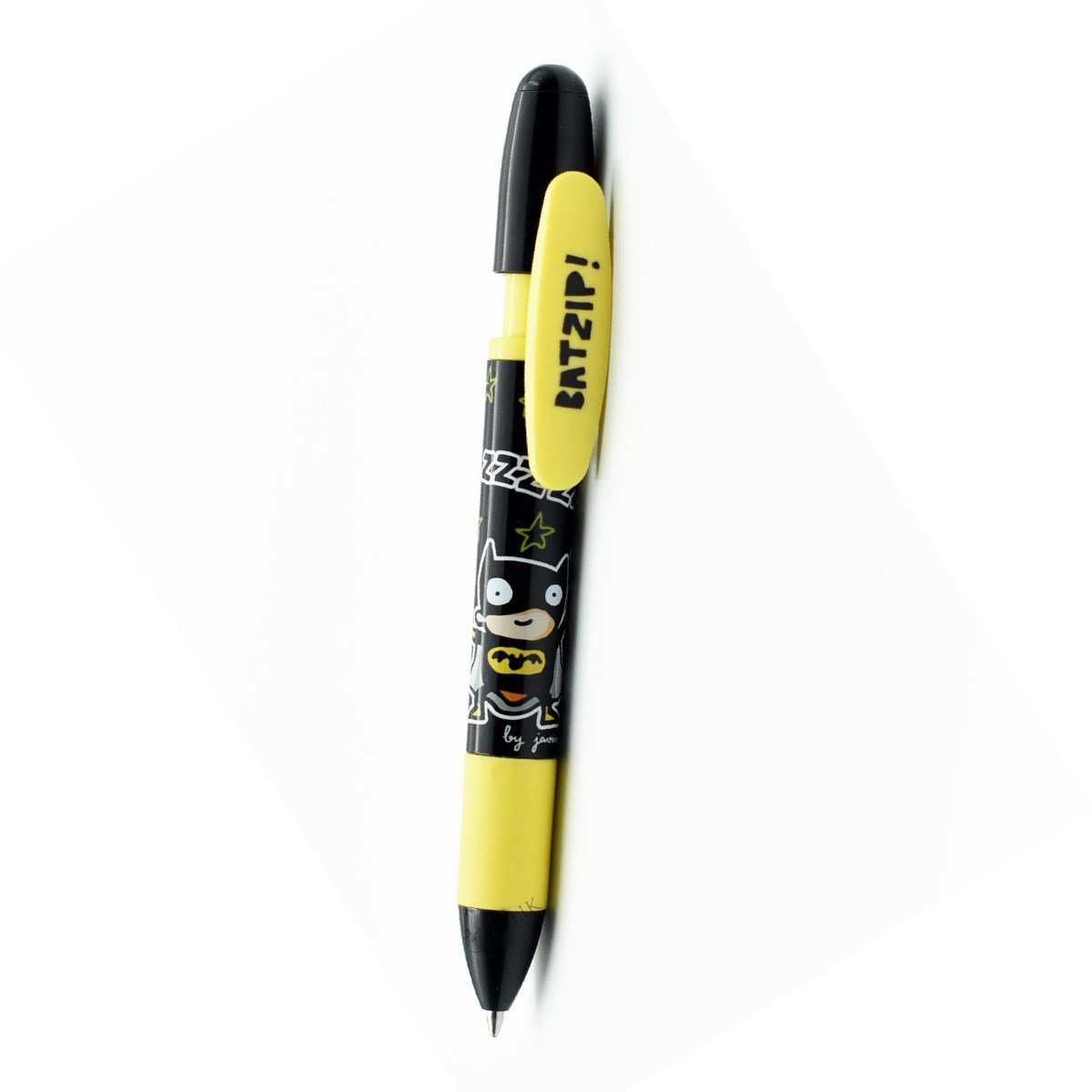 Inoxcrom Superheros Club Serisi Batzip Siyah Tükenmez Kalem