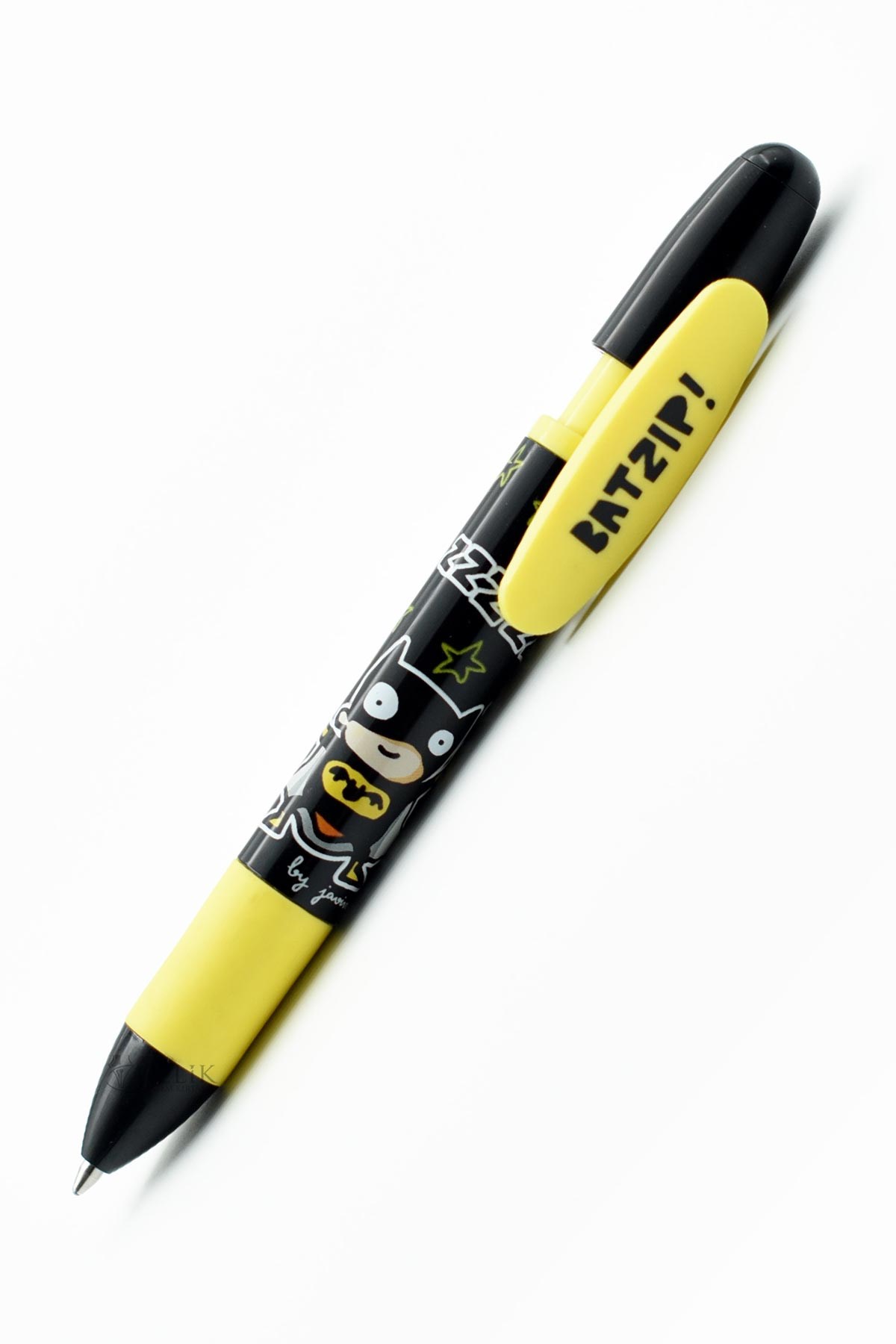 Inoxcrom Superheros Club Serisi Batzip Siyah Tükenmez Kalem