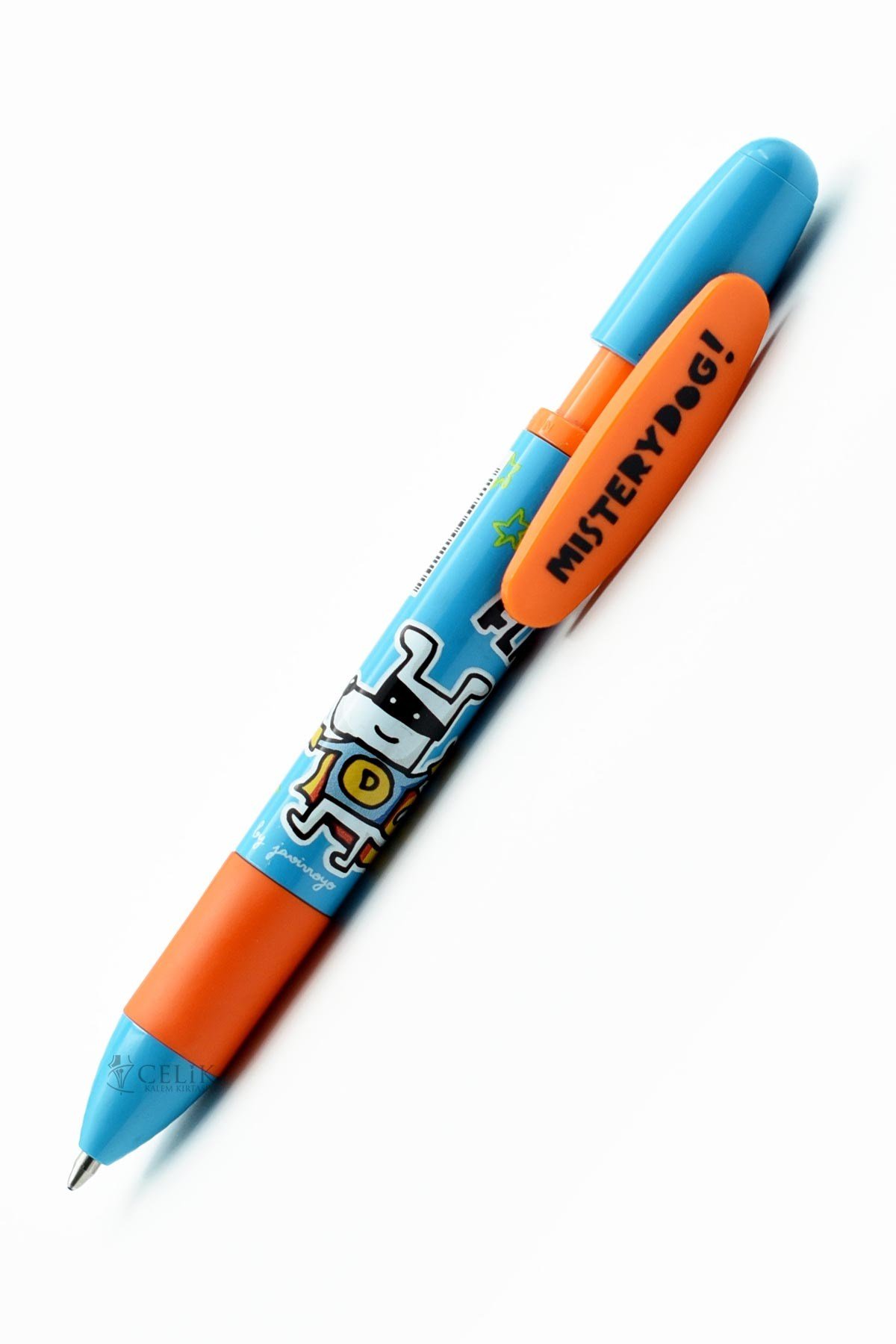 Inoxcrom Superheros Club Serisi Misterydog Mavi Tükenmez Kalem