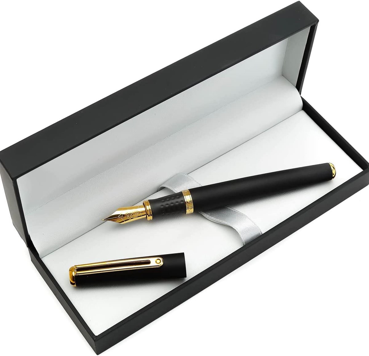 Inoxcrom Wall Street Serisi Elegance Matt Black Dolma Kalem 