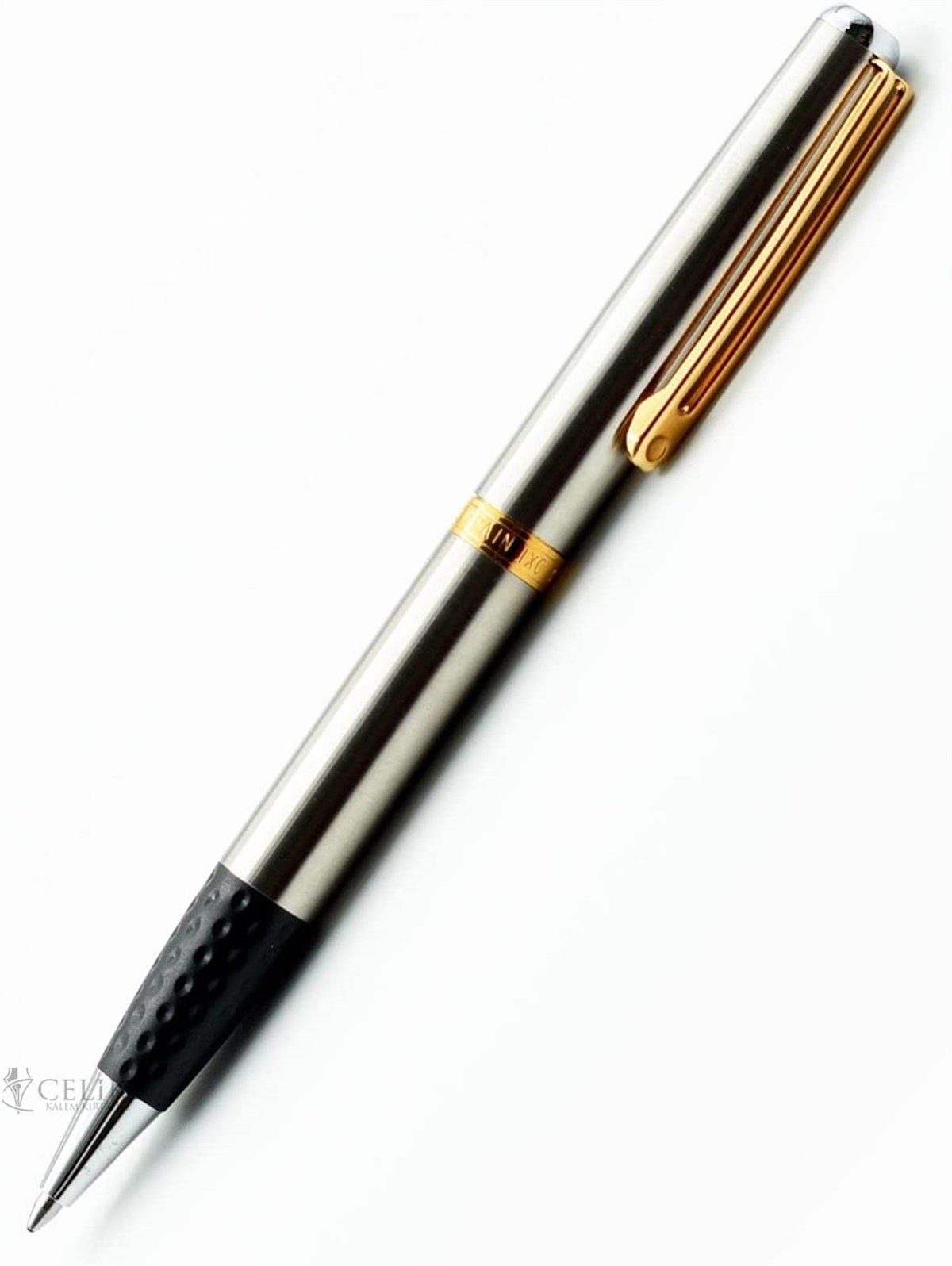 Inoxcrom Wall Street Serisi Elegance Steel Gold Dolma Kalem + Tükenmez Kalem