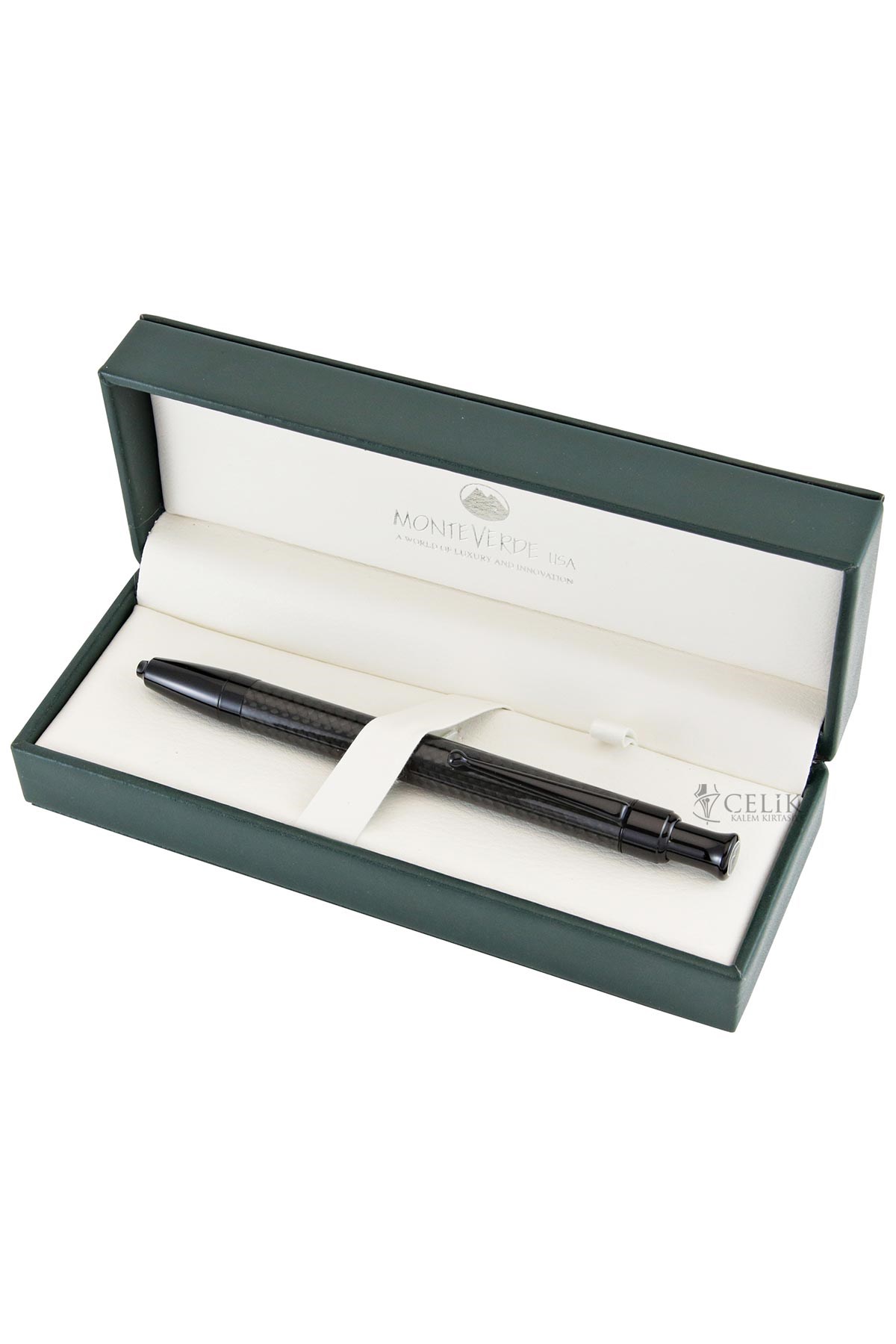 Monteverde Engage Black Carbon Fiber Roller Kalem