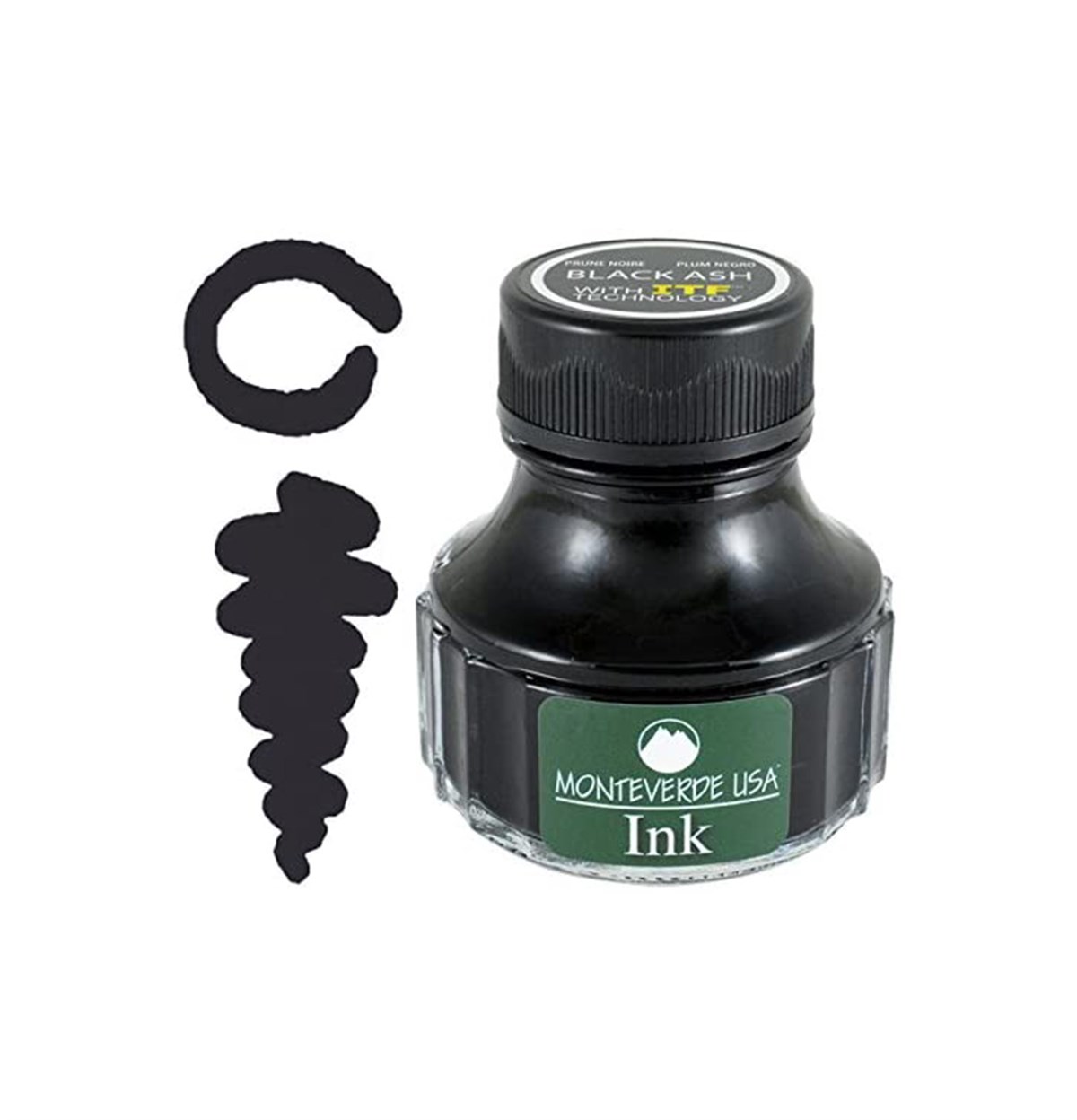 Monteverde G308BK Black Ash 90 ml Mürekkep