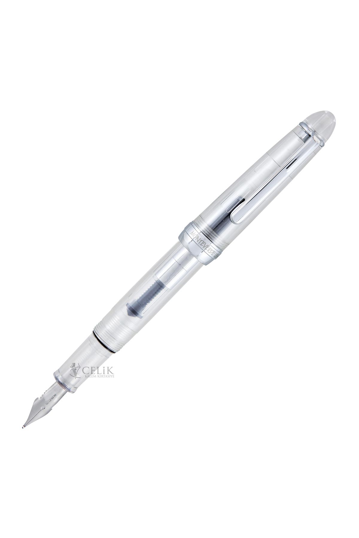 Monteverde Monza 3 Clear Dolma Kalem Set (M F Omniflex Uç )