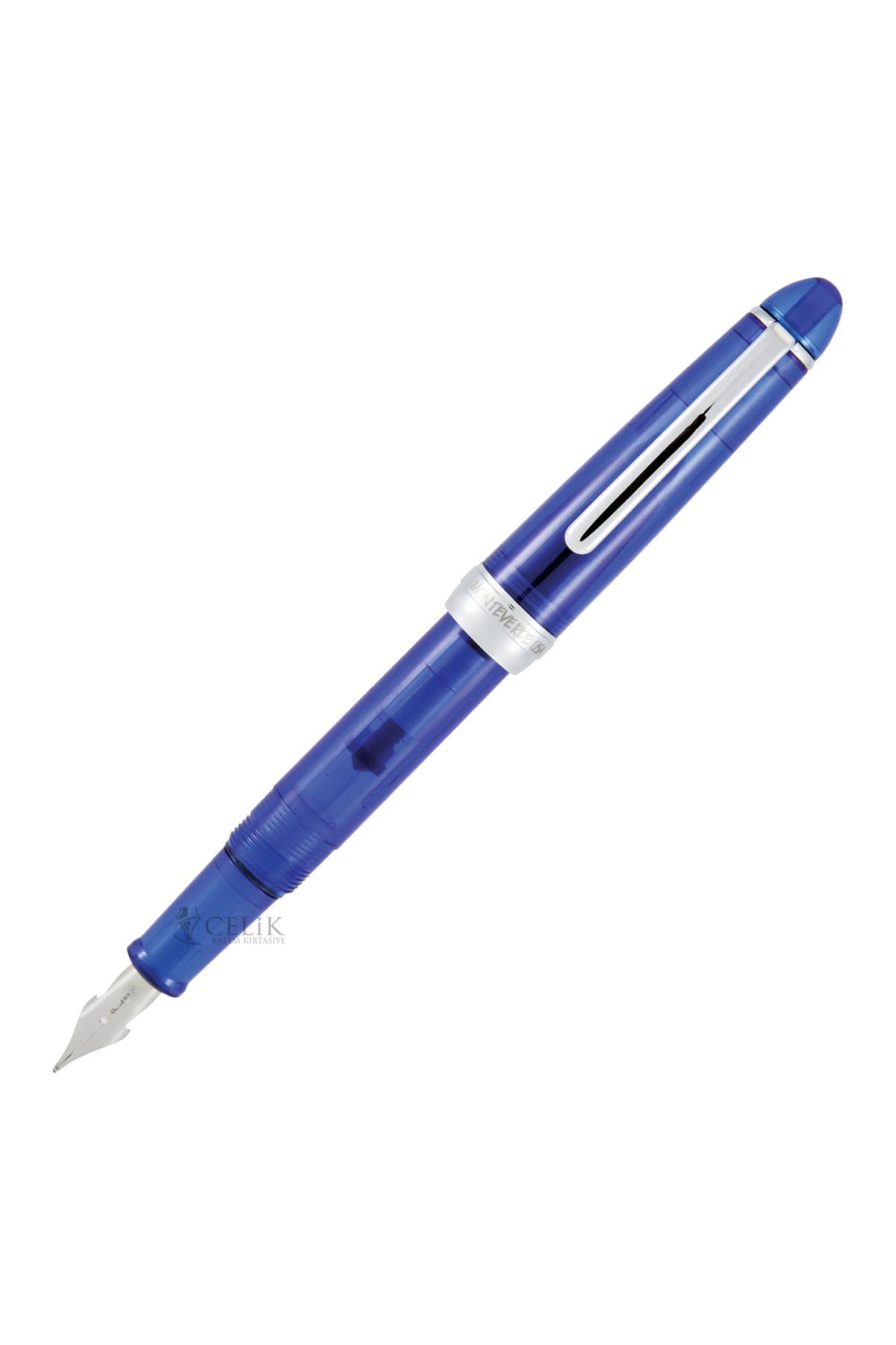 Monteverde Monza 3 MV36835 Blue Dolma Kalem Set (M F Omniflex Uç )